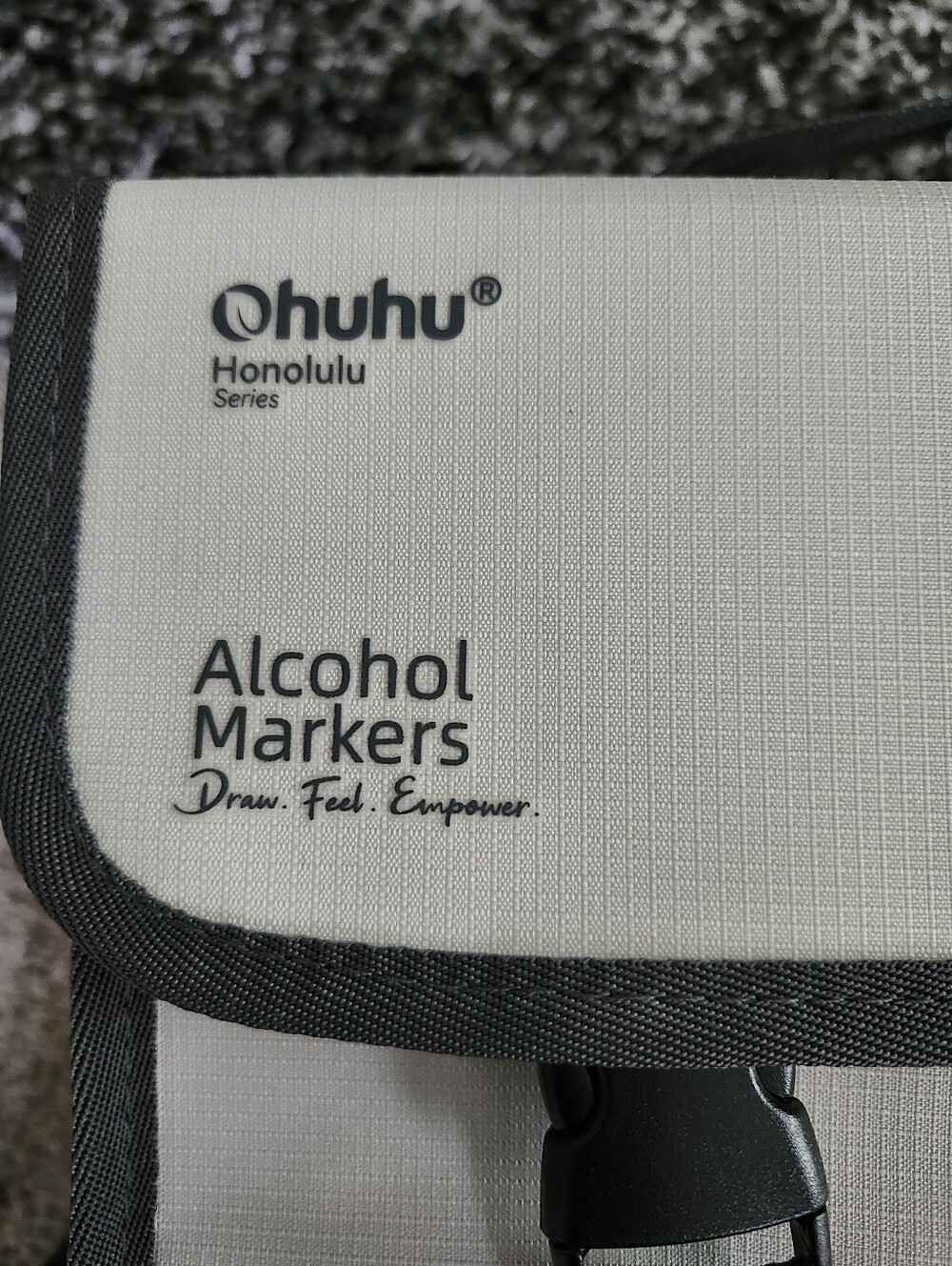 Honolulu Series White and Black Marker Case - Bags 200 Markers Never Used